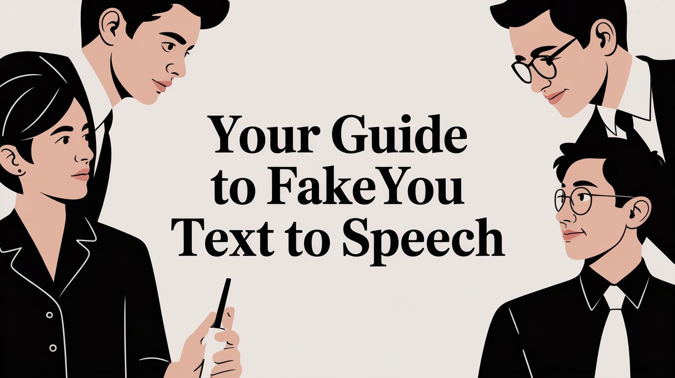 Your Complete Guide to FakeYou Text to Speech in 2026