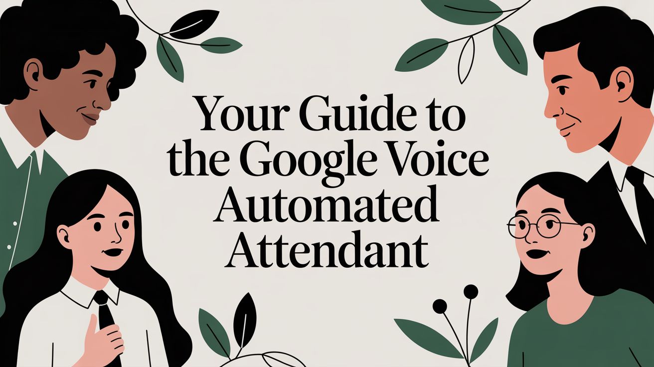 Your Guide to the Google Voice Automated Attendant in 2026